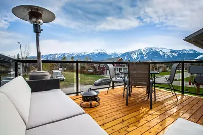 Image de Suite de 2 chambres avec terrasse exposée sud, vue imprenable sur les montagnes