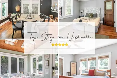 Image de Maison historique - Midtown, Walk To Vandy, restaurants, bars, shopping, bain à remous!