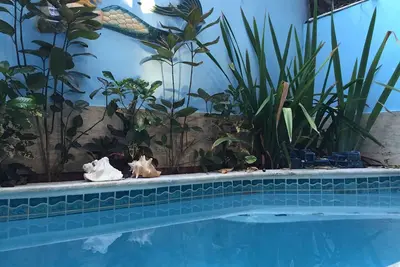 Image de 20 étapes de la plage, Condado-Ocean Park, piscine privée - Générateur -