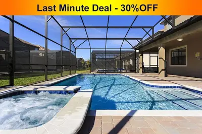 Image de 8br luxe ultime, piscine privée & Spa, Home Cinéma. Près de Disney, Golf