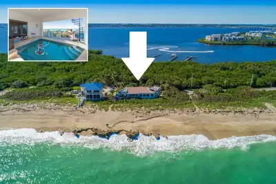 Image de La Dolce Vita: Beach House 6br avec piscine chauffée en bord de mer! (Directement Sur La Plage)