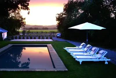 Image de Vignoble Vista, Chalet moderne: piscine, intimité, vignoble 5min à Healdsbg