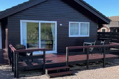 Image de Heron Lodge, en bordure de la forêt de Mabie avec une vue imprenable sur les environs 4g Wifi