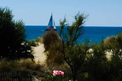 Image de Bel F2 + cabine, 45 m2, terrasse 7 m2 avec vue mer, au Grand Travers