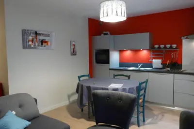 Quiet apartment in the centre of Fouesnant, 1. 5 km from Cap Coz beach