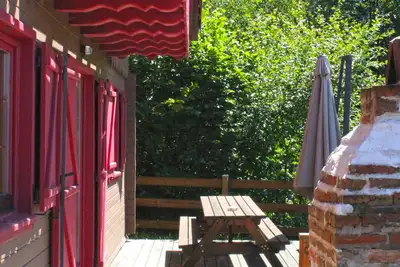 Image de Beau chalet bois 10+p vue lac sauna homecinema pied des pistes, 5'centre 10+p