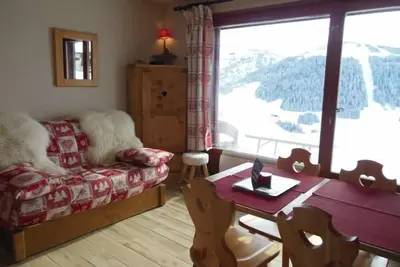 Image de Départ Skis aux pieds, terrasse plein Sud, Panorama à couper le souffle! !