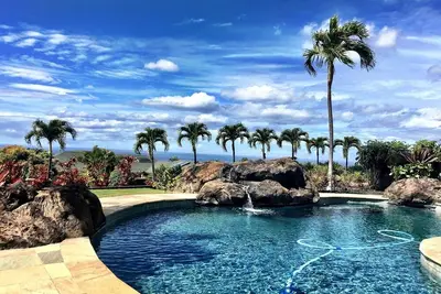 Image de Maison Kona à couper le souffle - Piscine chauffée / Climatisation et magnifiques couchers de soleil