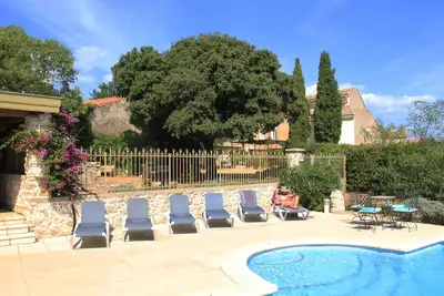 Image de Aux vents d'Anges de Saint Jean. Piscine chauffée. 22 pers. 10 chambres 9 sdb
