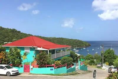 Image de Magnifique vue panoramique sur toute la baie de Grande Anse