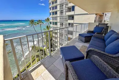 Magnifique sur l'océan Lanai - 1 chambre, cuisine complète