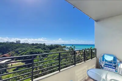 Ocean & Diamond Head Views 8e étage avec balcon