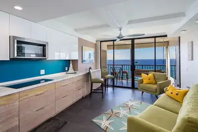 Image de Beachfront Paradise - Vue Directe Sur L'Ocean - Tennis, Piscine, Jacuzzi, A / C, W / D