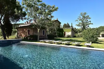 Image de Maison de campagne d'Iperbole, entre Pienza et Montepulciano
