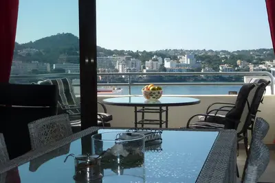 Image de Appartement moderne avec piscine partagée, Wifi, A / C et vue sur la mer à Santa Ponsa