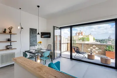Image de Appartement Vatican 5a | Terrasse avec vue sur San Pietro