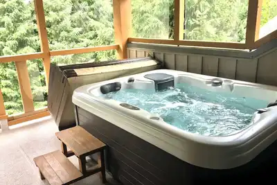 Image de Maison de ville 1 chambre avec bain à remous privé, piscine extérieure, Wi-Fi et parking gratuits