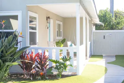 Shell Cottage: Charmant bungalow: toujours frais, jamais difficile.