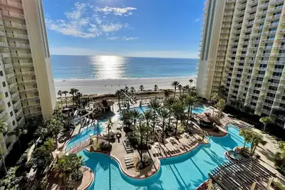 Image de 🌴Balcon panoramique face à la mer / 2 piscines / spas / salle de sport / spa