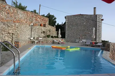 Image de Villa dans le ciel sur la plage