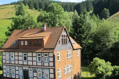 Image de Hexenstieg Maison Dans Lerbach, L'endroit pour commencer votre randonnée vacances