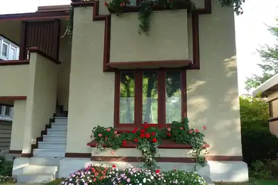Image de Maison historique, maison conçue par Frank Lloyd Wright à Milwaukee, Wi