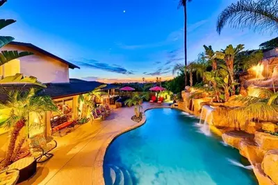 Image de Vues, ​​piscine, jacuzzi, Toboggans, Dream Vacation une famille!