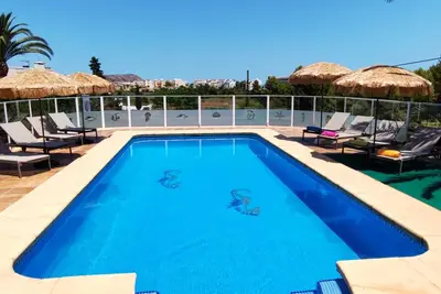 Image de Villa GotadeMar. Comme au ciel, tout à pied. WiFi, clim. Plein pied.