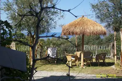 Studio à villa avec vue sur la mer