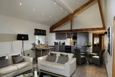 Image de conversion de grange élégante où le Lake District rencontre Le Yorkshire Dales