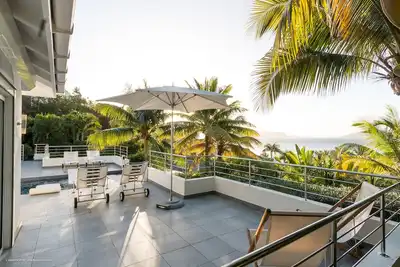 Image de Villa De Luxe St Bart Skrutten, Avec Vue Sur L'OCÉAN Et Meubles Contemporains