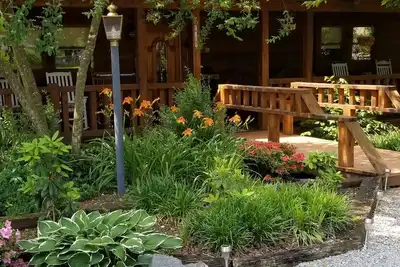 Image de Magnifique chalet en bois rond moderne