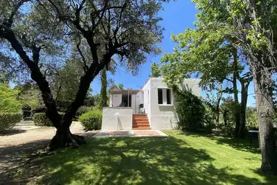 Image de Olivetree est situé dans un beau terrain avec grande piscine
