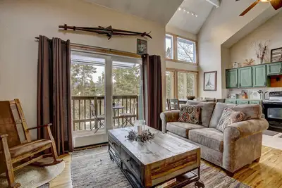 Image de Ski-In / 200 marches à lever, 2br (Loft), 2ba, 9 couchages, plafond voûté, garage chauffé