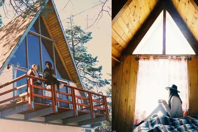 Image de Cabine confortable à proximité du lac et de la station de ski. Hot Tub-Wifi gratuit Animaux acceptés. Grande cour