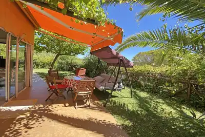 Image de Soleil, Nature Et Plage Grand jardin confortable et lumineux avec vue sur les forêts de pins