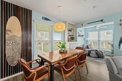 Image de Vue sur la plage / Front de mer, 10 personnes, Animaux acceptés!