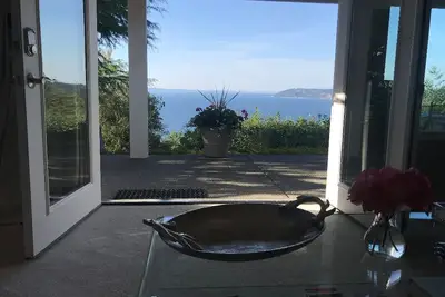 Image de Vue sur l'île - Vue spectaculaire sur Puget Sound et les montagnes olympiques