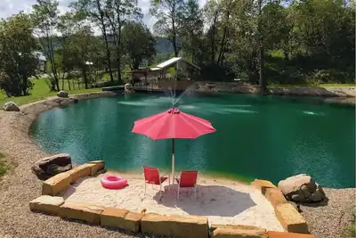 Image de Cabine et salle de sport privée de basketball, Hocking Hills