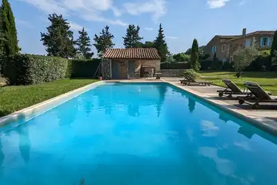 Image de Gite A Clansayes en Drôme Provençale, dans le Mas \"La bergerie des sources\"