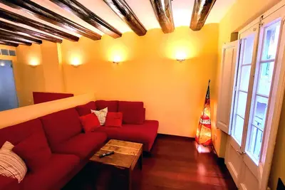 Image de Appartement pour 2 personnes à côté de La Rambla et de la Plaza Catalunya