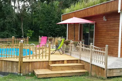 Image de jolie maison neuve en bois