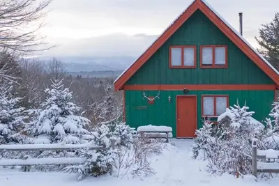 Chalet Adirondack avec vue