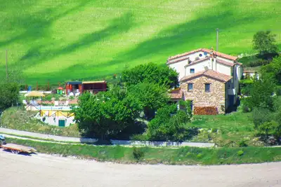 Image de Casa dei sogni d'Oro - appart. Loretello avec piscine 12x6 m - vue panoramique