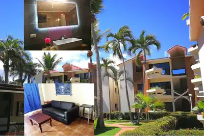 Image de Appartement avec piscine et balcon pour la famille et les animaux