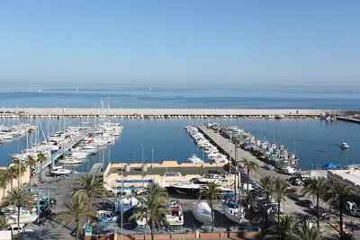 Appartement de luxe avec vue sur la mer, première ligne, dans l'hôtel **** Las Palmeras