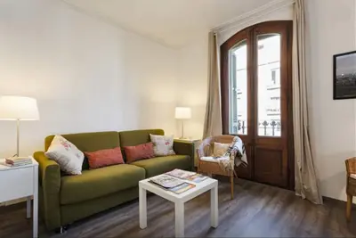 Image de Appartement confortable à 5 minutes à pied de la Casa Batllo. Ac et WiFi gratuit