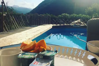 Image de «Casa Bella» Ligurie, jardin et piscine en pvt, mer 20 '' slps 8