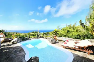 Image de Lorizon à Rodrigues, belle villa avec piscine privée et belle vue, wifi rapide