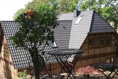 Image de Appartement adorable pour les couples dans la nouvelle maison à colombages à Altenburger Land